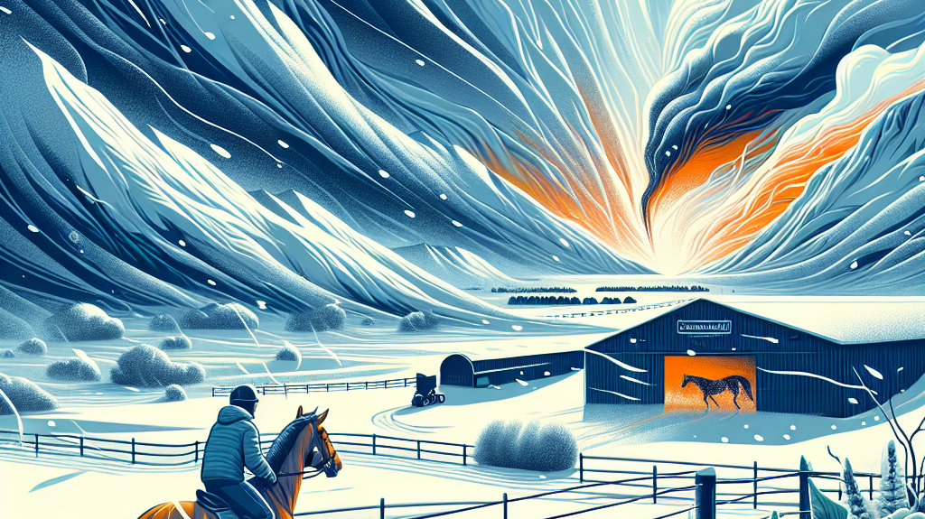 Navigating Winter Woes and Beyond: Hovis' Insightful Diary Chronicles the Equestrian World's Climate Challenges and Potential Solutions- just horse riders