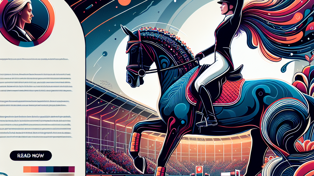 Cathrine Laudrup-Dufour's Record-Breaking Dressage Win At The Gothenburg Show- just horse riders