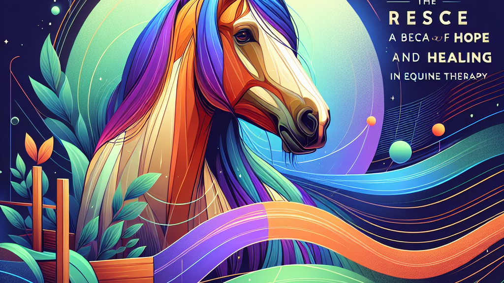 Aura The Rescue Mare A Beacon Of Hope And Healing In Equine Therapy- just horse riders