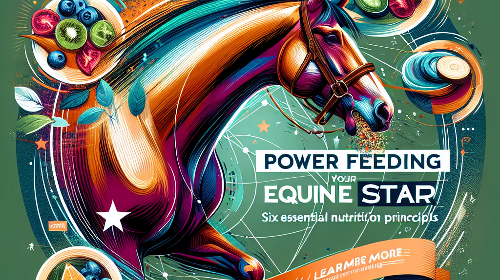 "Power Feeding Your Equine Star: Six Essential Nutrition Principles for Show Horse Success"- just horse riders