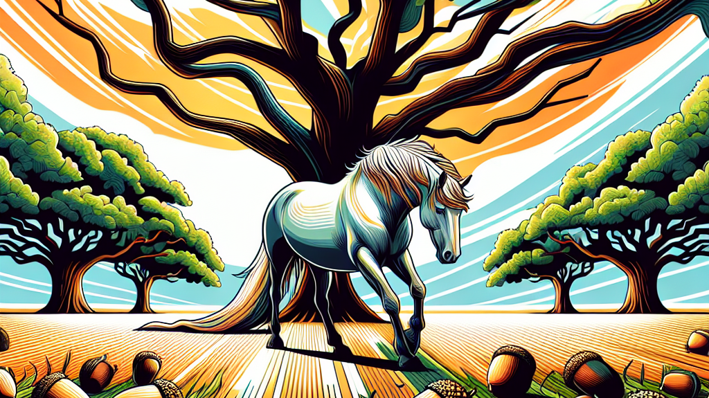 Protect Your Horse: Dangers of Oak Leaves and Acorns in Their Diet- just horse riders