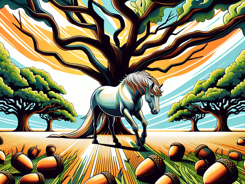 Protect Your Horse: Dangers of Oak Leaves and Acorns in Their Diet- just horse riders