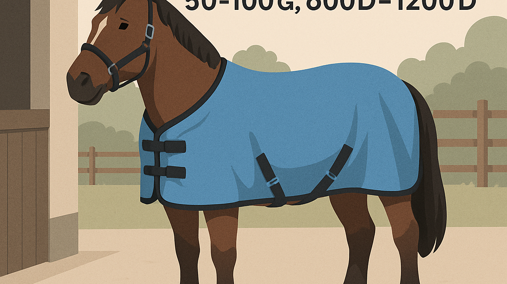 Lightweight Turnout Rugs For UK Cobs: 50–100g, 600D–1200D- just horse riders