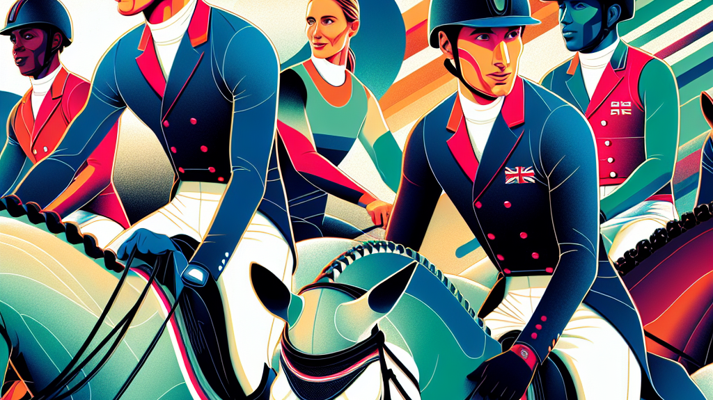 Meet the British Dressage Team: Champions Prepping for Paris 2024- just horse riders