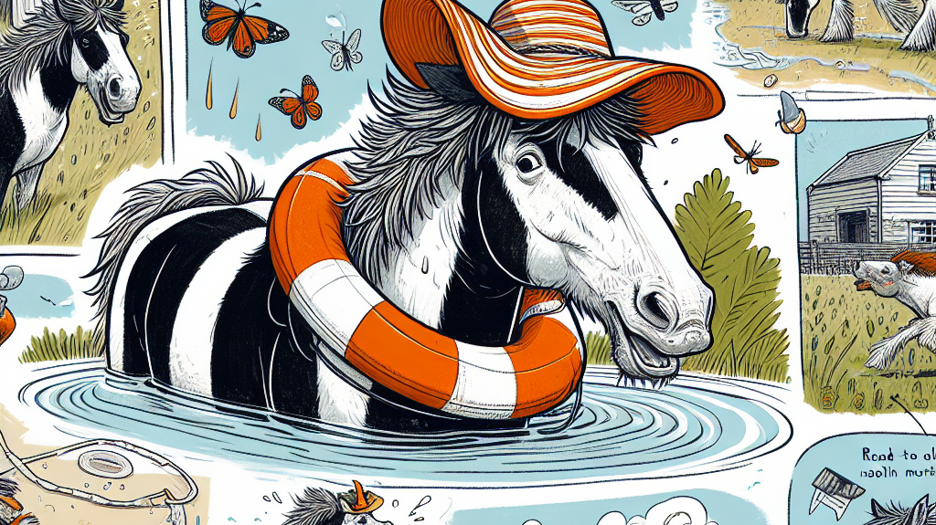 "Hovis's Diary: Charting the Joys and Trials of a Horse's Summer Life With A Dash of Humor"- just horse riders
