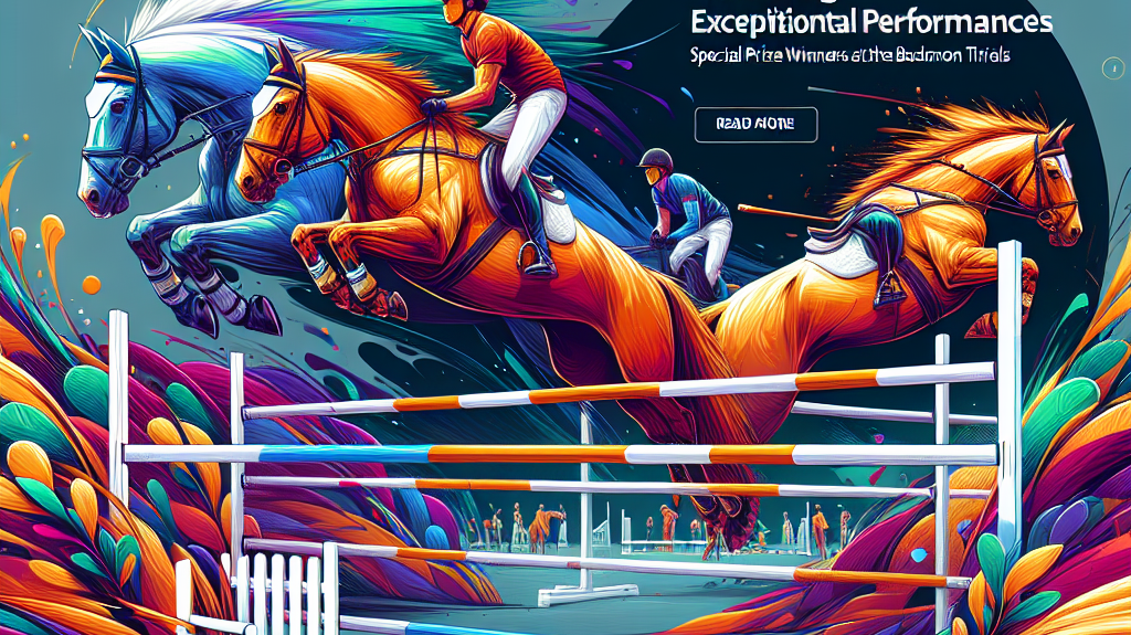 Celebrating Exceptional Performances: Special Prize Winners at the 2024 Badminton Horse Trials- just horse riders