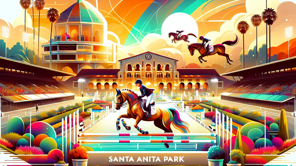 Santa Anita Park Takes Center Stage As 2028 Olympic Equestrian Events Venue- just horse riders