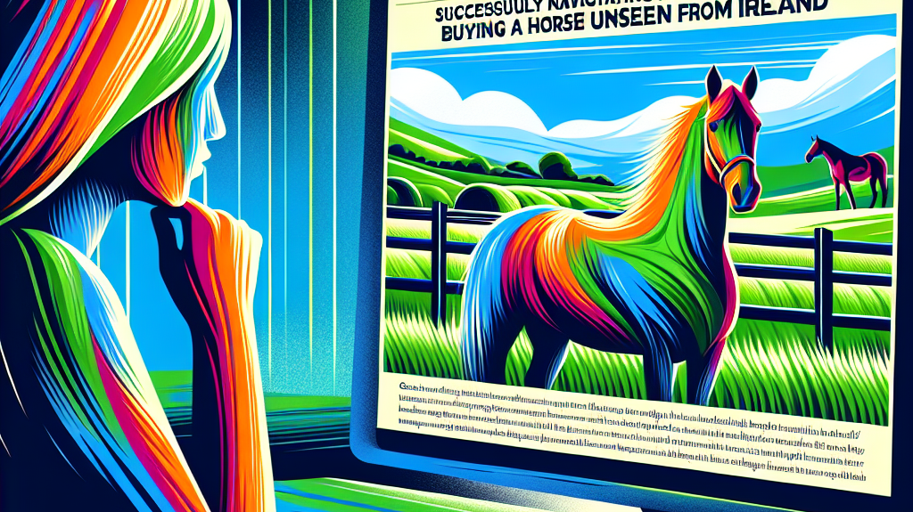Successfully Navigating the Challenges of Buying a Horse Unseen from Ireland- just horse riders