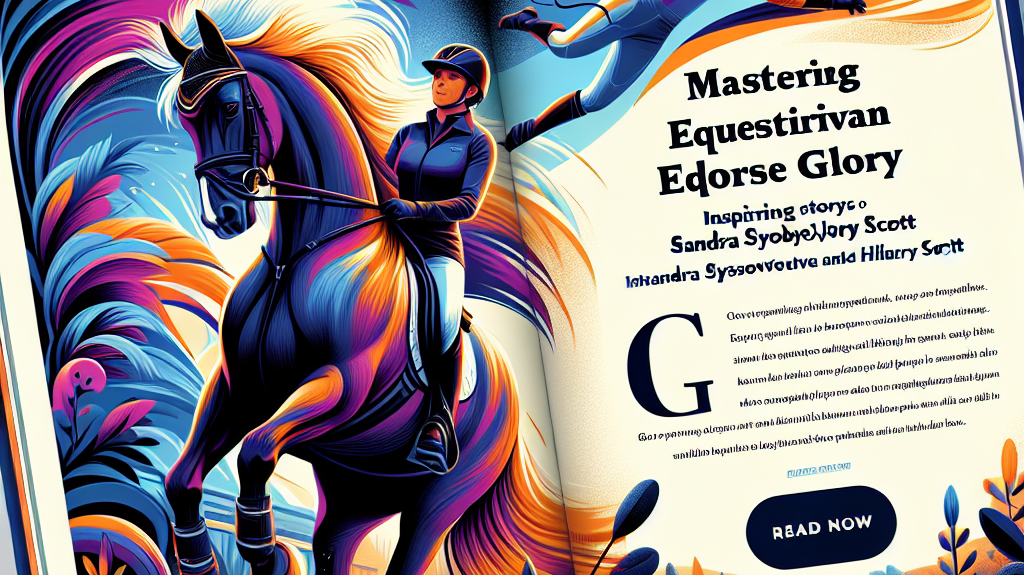 Mastering Equestrian Glory Through Rider-Horse Bonds: Inspiring Stories From Sandra Sysojeva And Hilary Scott- just horse riders