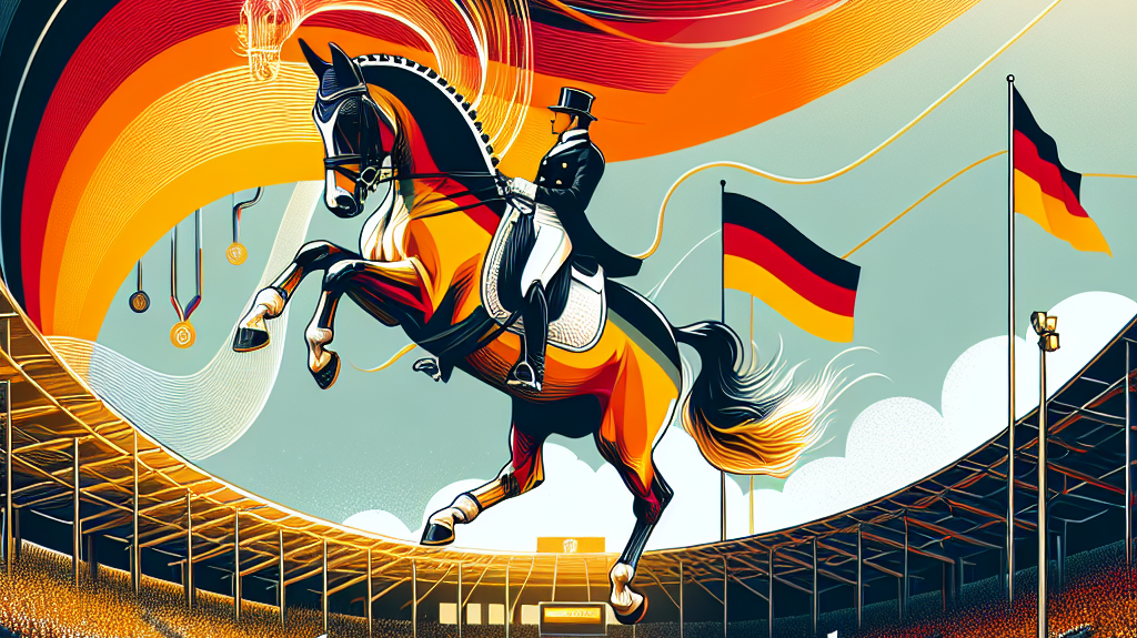 Germany Aims for Historic FEI Dressage Nations Cup Victory- just horse riders