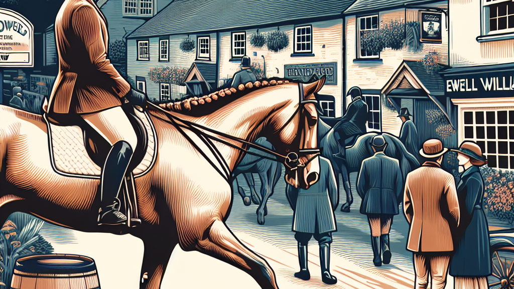 Nostalgic Equestrian Memories: Uncover the 60s and 70s Horse Riding Heritage of Ewell Village Near Epsom- just horse riders