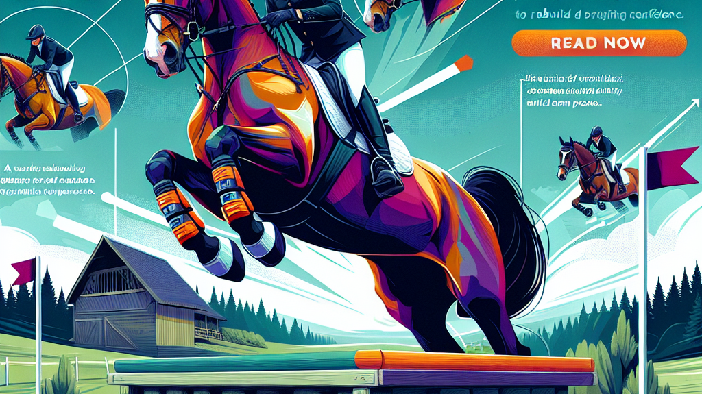 Rebuilding Your Horse's Confidence: A Step-By-Step Guide for Eventers Overcoming Cross Country Setbacks- just horse riders