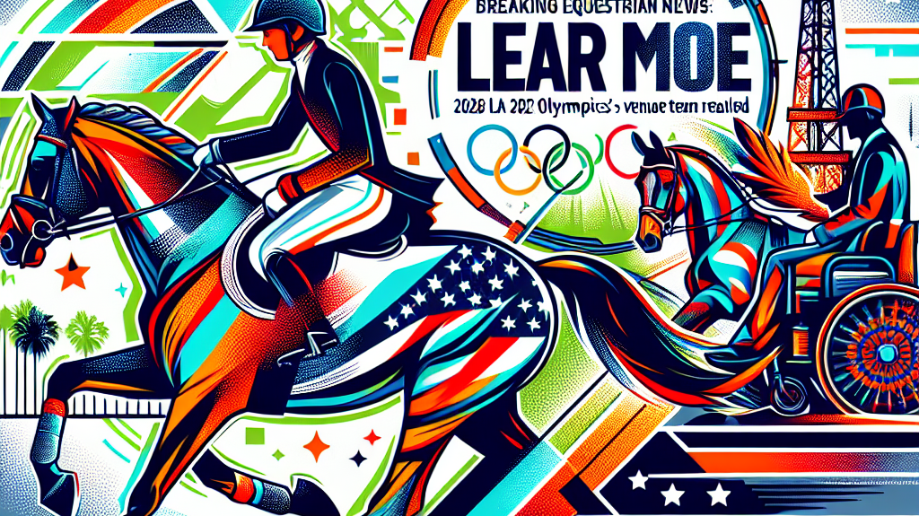Breaking Equestrian News: Star Injured, 2028 LA Olympics Venue Change, and US Dressage Team Revealed- just horse riders