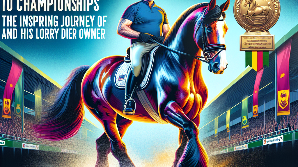 From Slaughterhouse to Championships: The Inspiring Journey of Rescue Horse Rico III and His Lorry Driver Owner- just horse riders