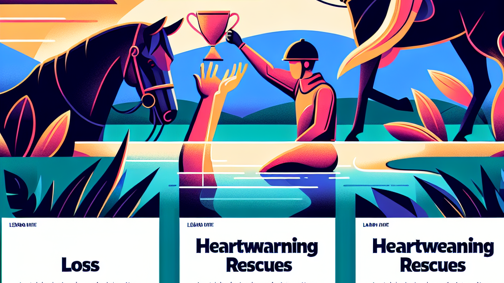 A Journey Through the Latest Equestrian Headlines: Loss, Triumph, and Heartwarming Rescues- just horse riders