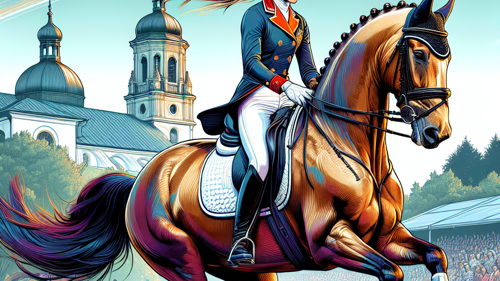 Rising Star Anna Lena Schaaf and Fairytale 39: Dominating the Luhmühlen Horse Trials Dressage Competition- just horse riders