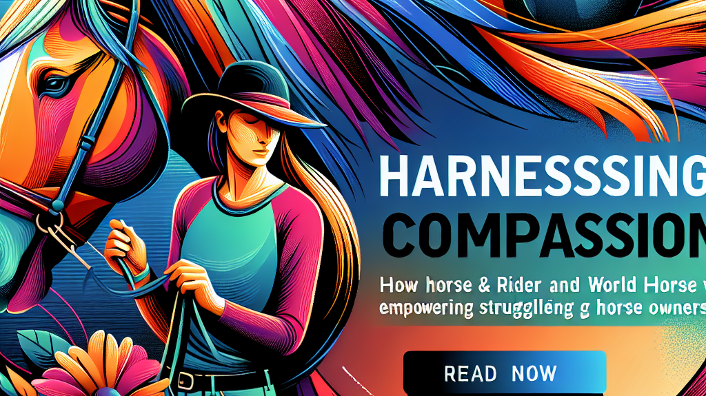 Harnessing Compassion: How Horse & Rider and World Horse Welfare are Empowering Struggling Horse Owners- just horse riders