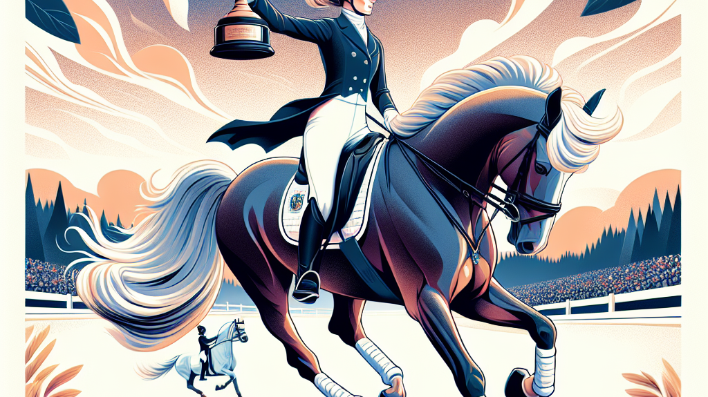 "Champion Lottie Fry and Everdale's Grand Prix Freestyle Victory: A Testament of Talent and Dedication In Dressage"- just horse riders