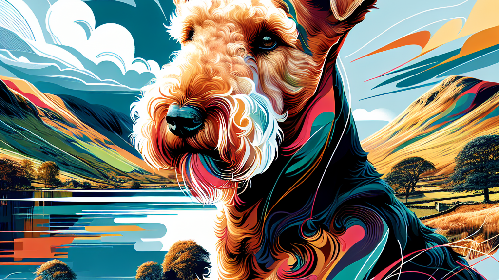 Unveiling the Lakeland Terrier: England's Loyal and Fearless Canine Heritage in the Lake District- just horse riders