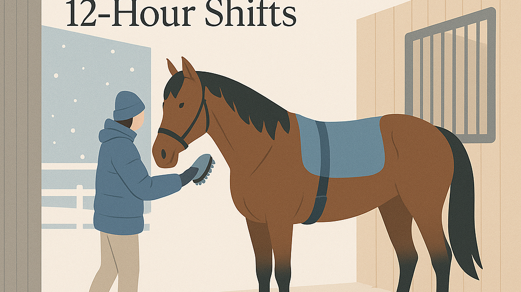 Winter Horse Care: 3 Non-Negotiables For 12-Hour Shifts- just horse riders