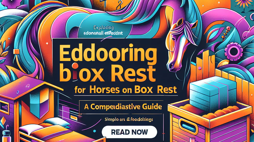 Exploring Economical and Effective Bedding Solutions for Horses on Box Rest: A Comprehensive Guide- just horse riders