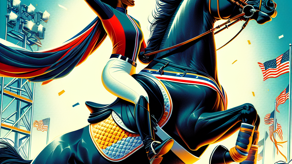 The Thrilling Triumph In Equestrian Sports Carmen Edwards And Happy Valerie's Puissance Victory- just horse riders