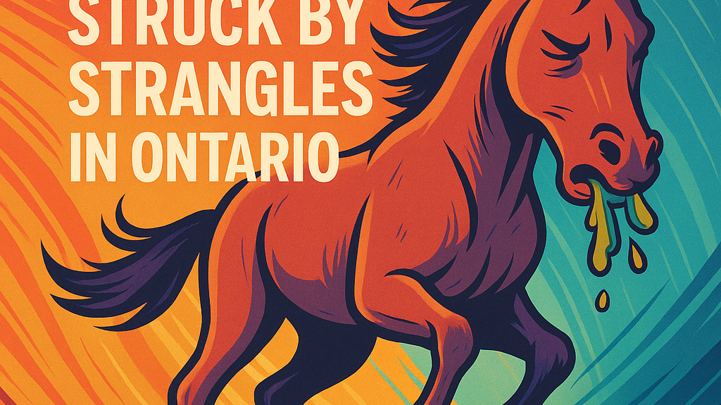 The Tragic Tale Of A Young Horse Struck By Strangles In Ontario- just horse riders