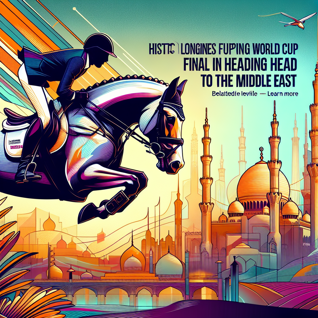 Historic Longines FEI Jumping World Cup Final Heads to the Middle East with Marcus Ehning Leading the Charge- just horse riders