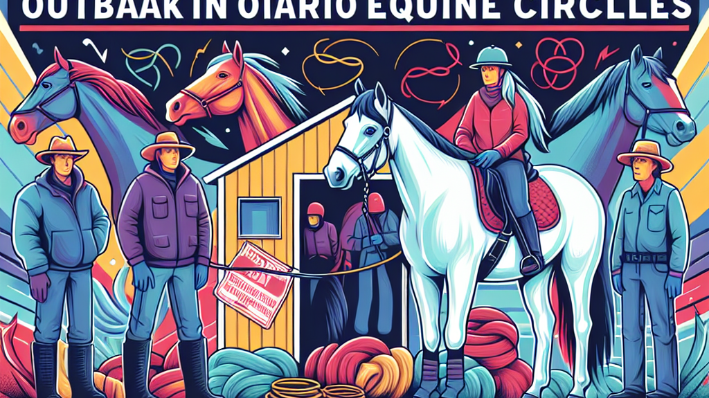 Strangles Outbreak In Ontario Equine Circles A Call For Vigilance And Community Action- just horse riders