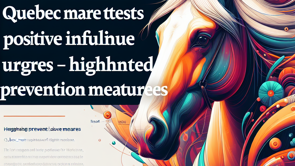 Quebec Mare Tests Positive For Equine Influenza Urges Heightened Prevention Measures- just horse riders