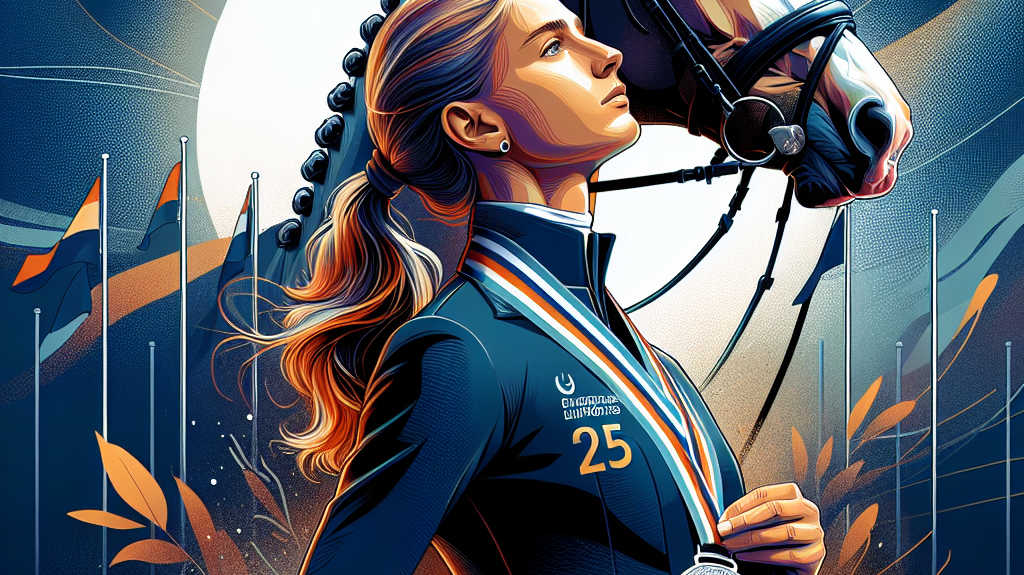 Annabella Pidgley Clinches Silver at U25 European Championships: A Journey of Perseverance and Excellence in Dressage- just horse riders