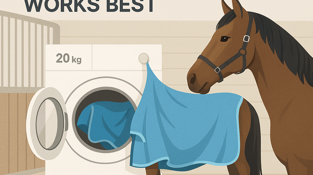 Horse Rug Washing Machine Size: Why 20kg Works Best- just horse riders