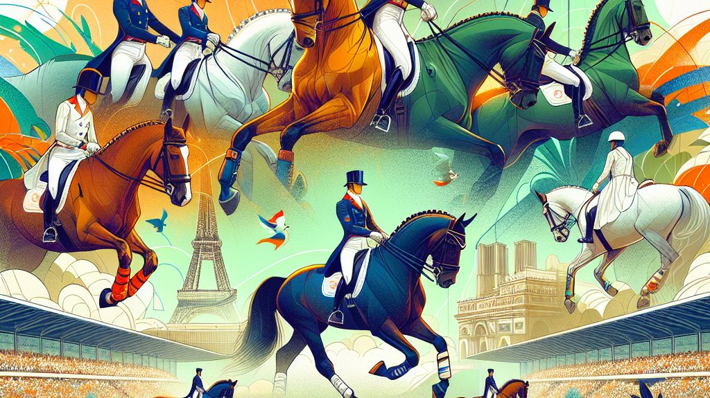 Paris 2024 Olympic Dressage Finals: Qualified Teams and Riders Revealed! Discover the Top Contenders and Competition Structure- just horse riders