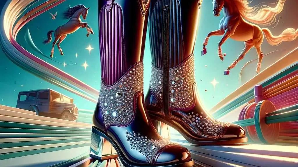 Shine Bright Like a Diamond: Discover the Brogini Como Piccino Boots for Young Riders - just horse riders