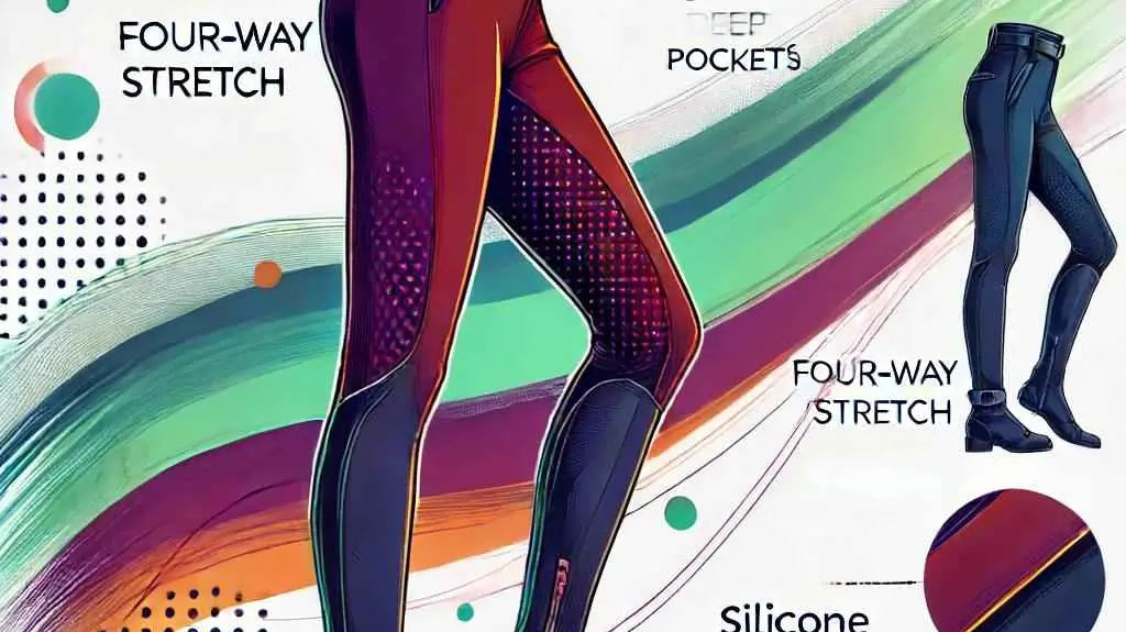 Gallop Equestrian High-Waisted Riding Tights Review: Comfort and Style Combined - just horse riders