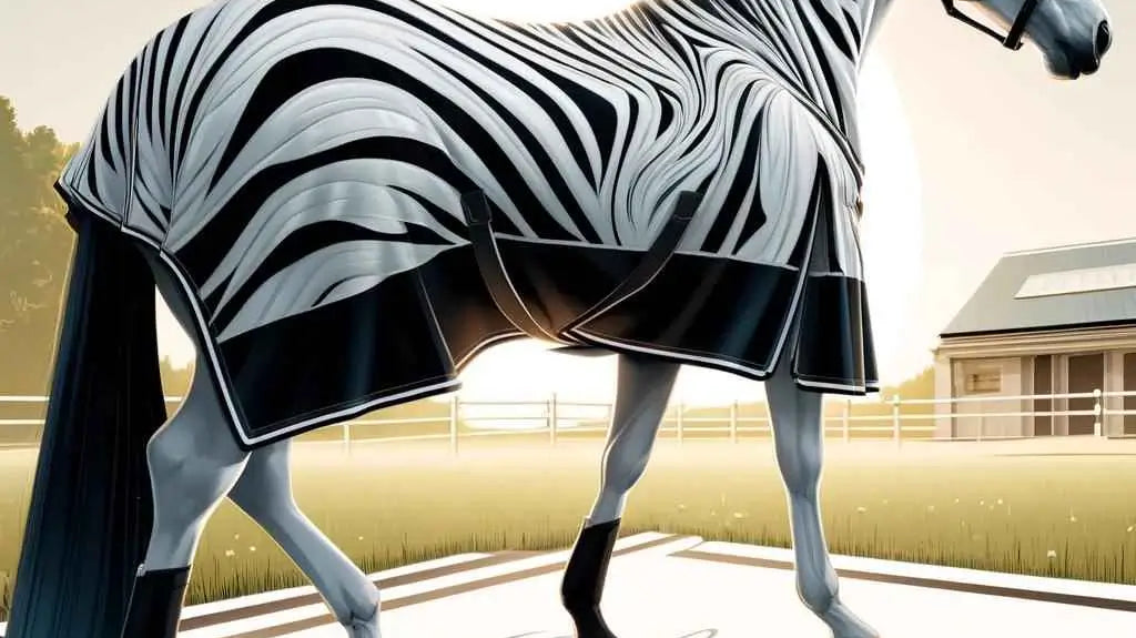 Explore the Benefits of the Gallop Zebra Fly Rug: More Than Just a Pretty Pattern - just horse riders