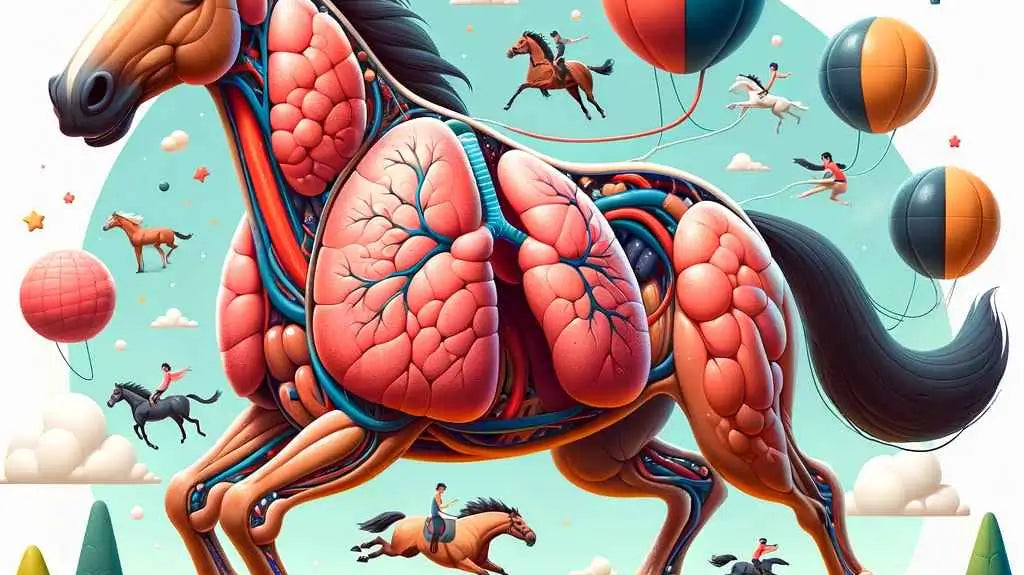 How big are a horse's lungs - just horse riders
