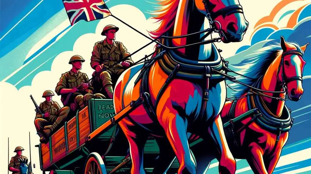 How Many British Horses Died in WW2? - just horse riders