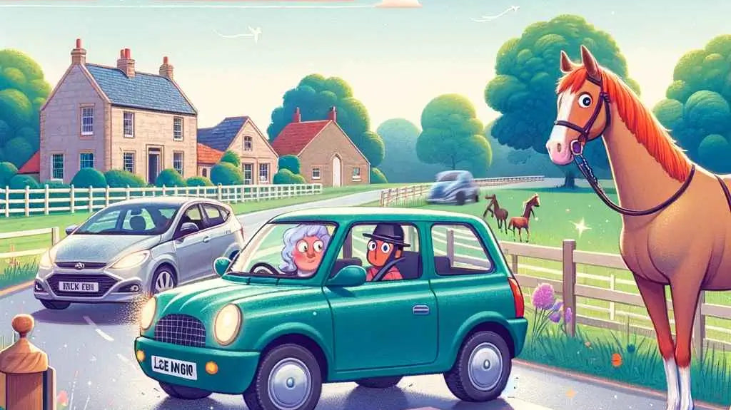 Is it Illegal to Drive Fast Past Horses? - just horse riders