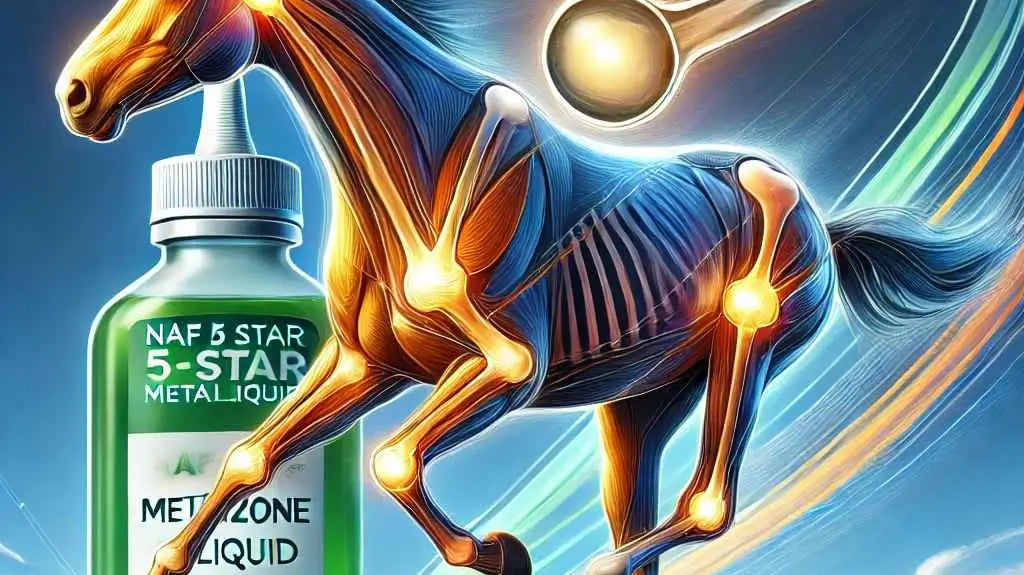 NAF 5 Star Metazone Liquid Review: Natural Anti-Inflammatory Aid For Horses - just horse riders