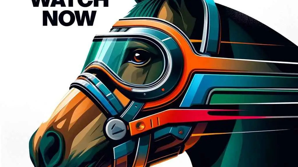 Meet the Iron Man Suit for Your Horse's Face: Flyguard Pro Mesh Mask - just horse riders