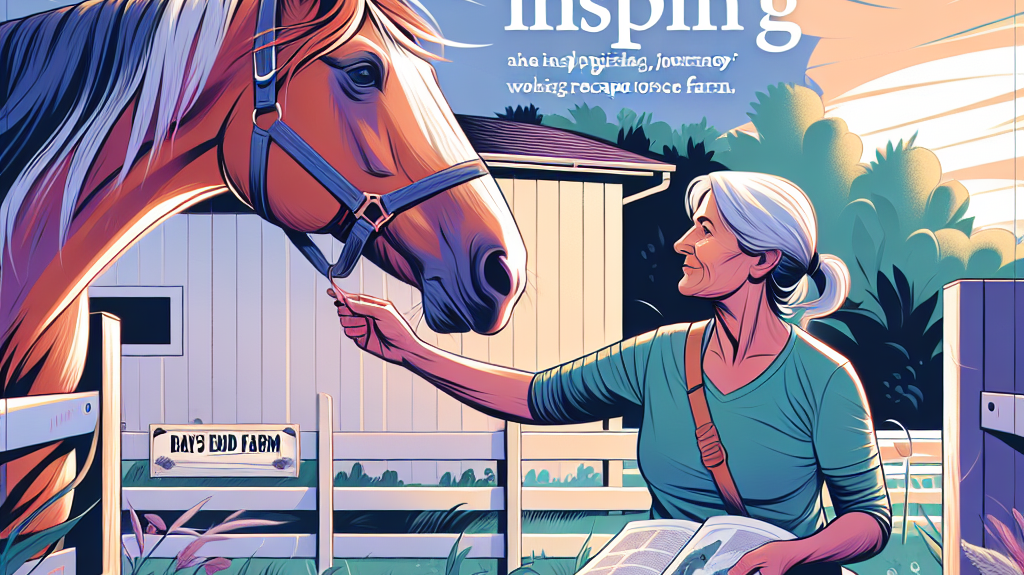 Leigha Schraders Inspiring Journey With Rescue Horses At Days End Farm- just horse riders