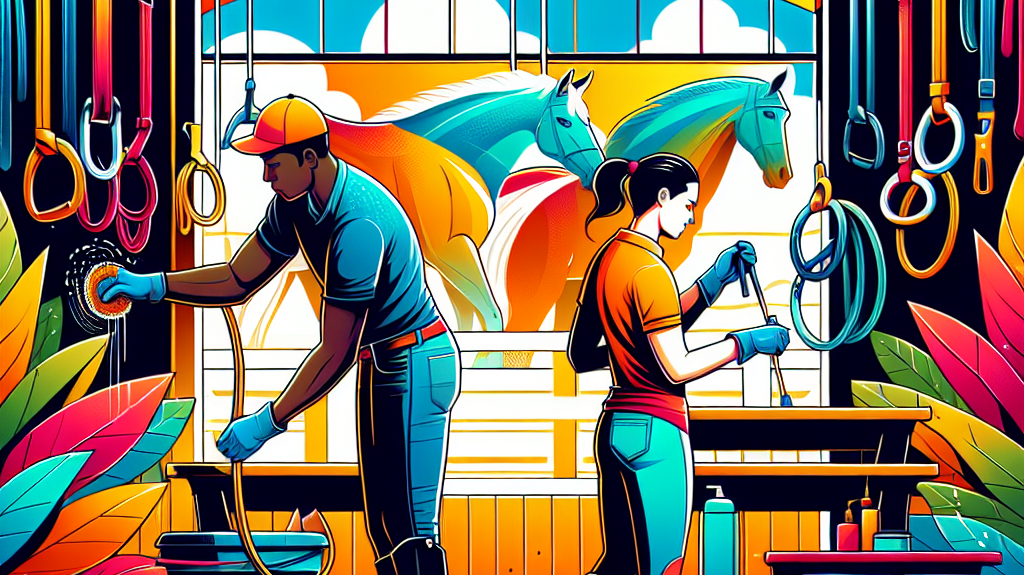 Unlocking Equestrian Expertise: The Crucial Role of Cleaning and Maintaining Horse Tack- just horse riders