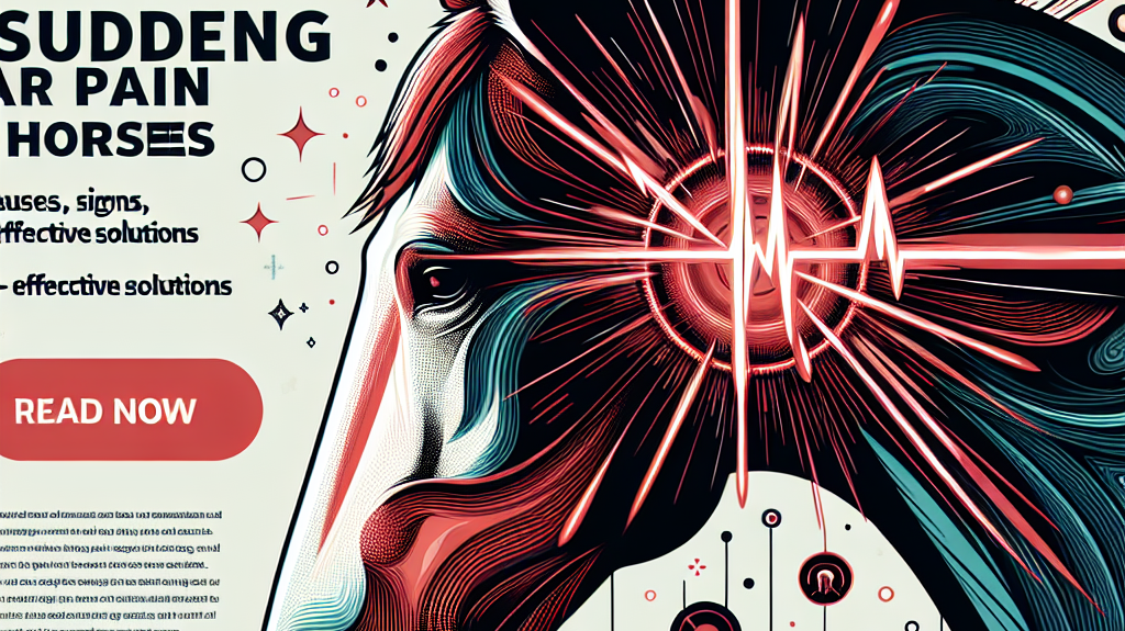 Understanding Sudden Ear Pain in Horses: Causes, Signs, and Effective Solutions- just horse riders