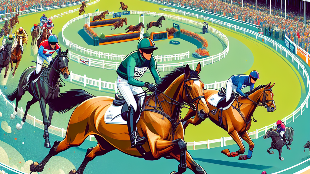 The Spectacular Finale Of The 2024 Defender Burghley Horse Trials- just horse riders