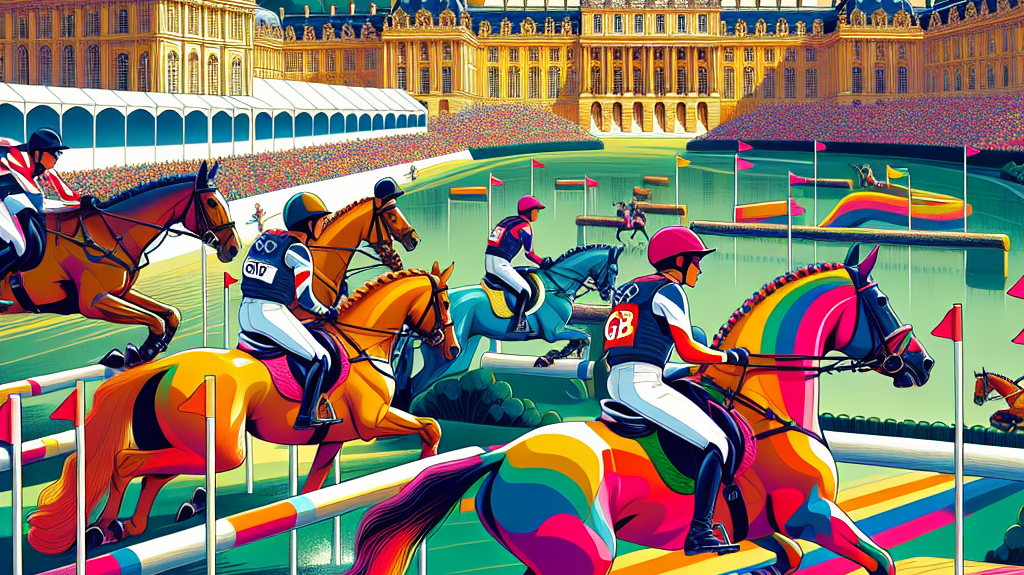 Tokyo Olympics Equestrian Drama: Team GB Dominates Cross-Country at Majestic Versailles- just horse riders
