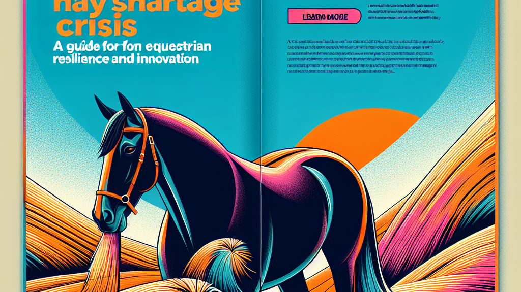 Navigating The UK Hay Shortage Crisis A Guide For Equestrian Resilience And Innovation- just horse riders