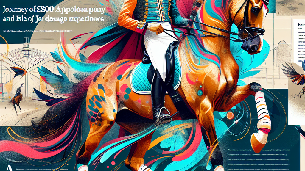 Unlikely Heroes in Equestrian World: Journey of a £800 Appaloosa Pony and Isle of Jersey Rider Defying Dressage Expectations- just horse riders