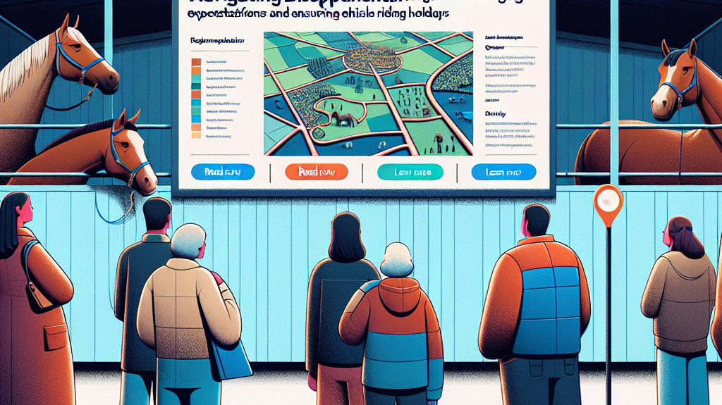 Navigating Disappointments: A Guide to Managing Expectations and Ensuring Ethical Horse Riding Holidays- just horse riders