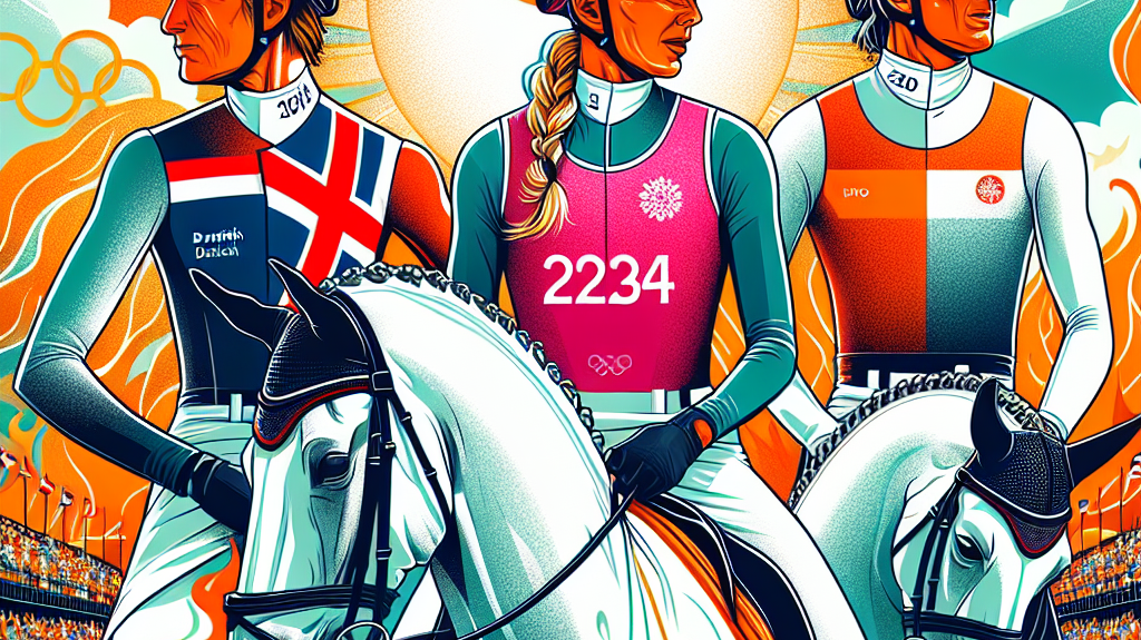 Olympic Dressage 2024: Danish, Dutch, and Austrian Riders Shine Despite Parisian Heat Scorch- just horse riders